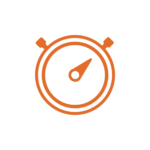 Orange Stopwatch Icon